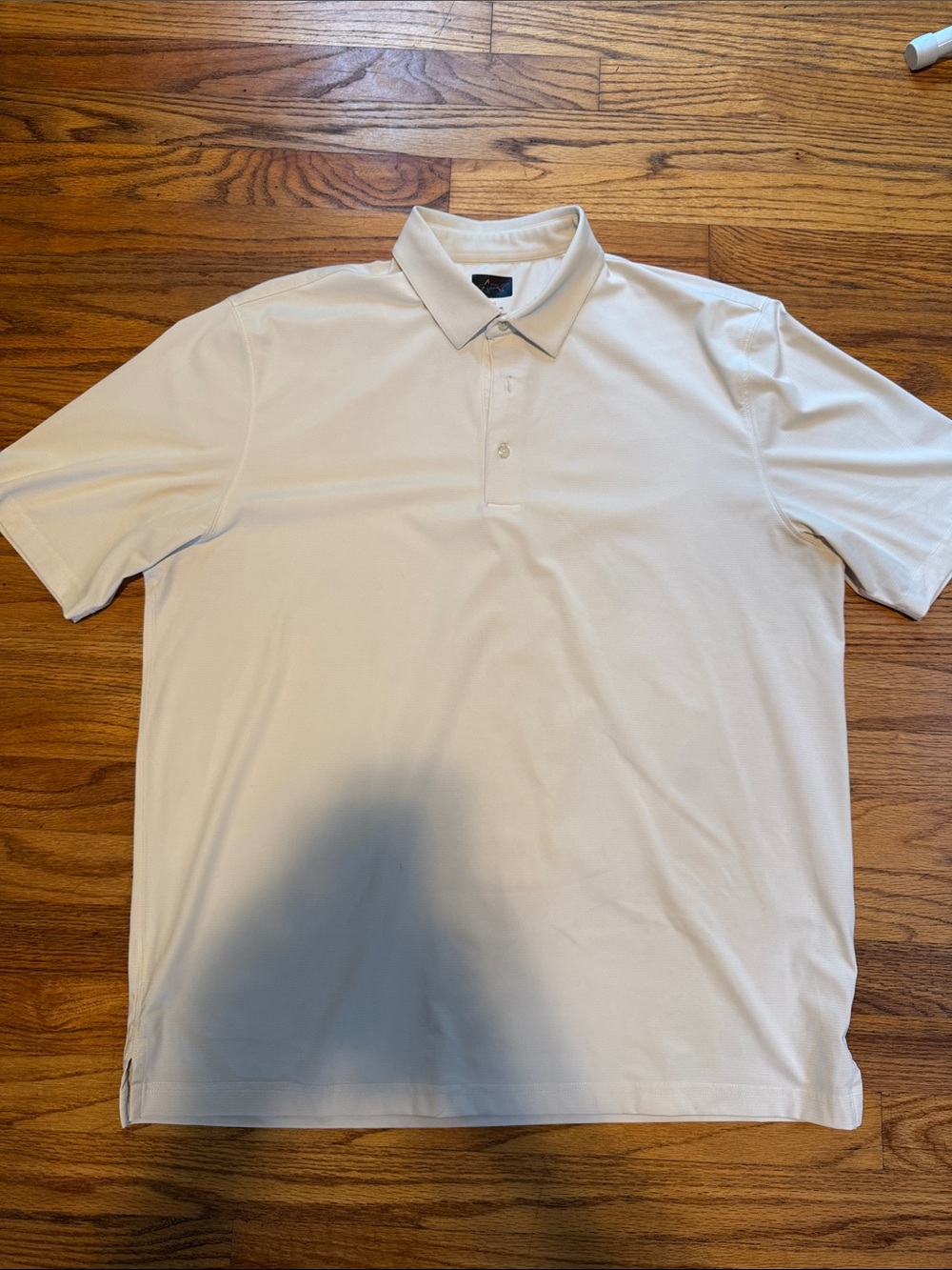 Greg Norman Collection Cream Performance Polo